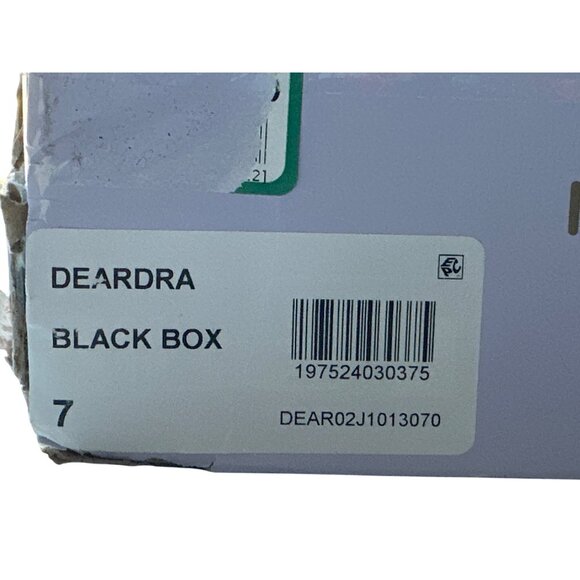 Madden Girl Black Patent Leather Boots Deardra Pull On Chunky Heel Chelsea 7 - Picture 5 of 5